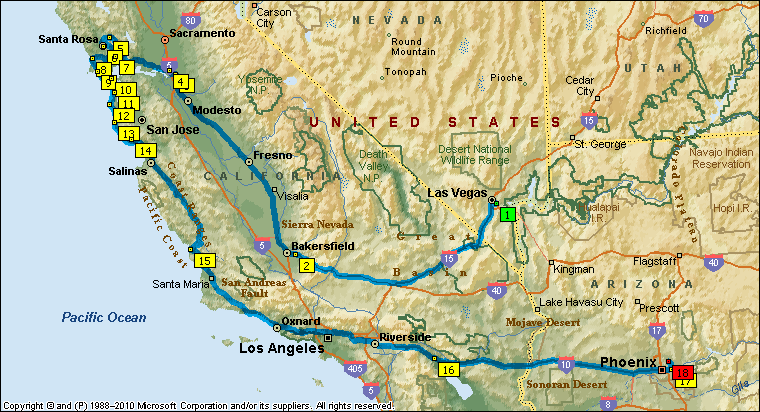 Route - November 2011