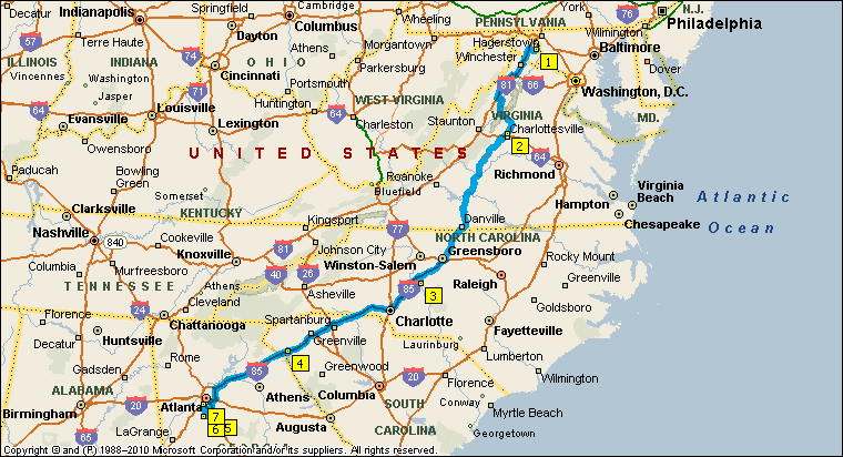 Route - November 2012