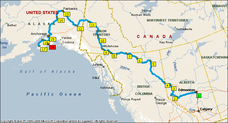 Route - June 2010